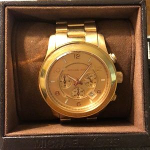 Rose Gold Michael Kors Oversized Watch